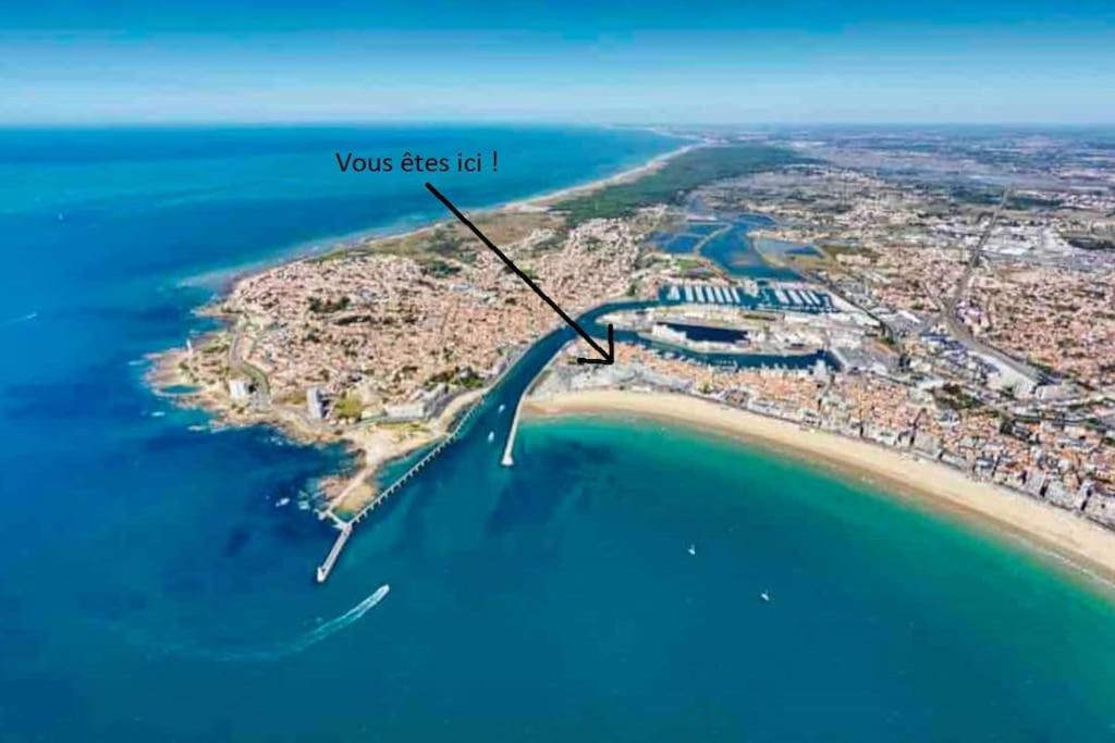 APPT COSY 2* HYPER-CENTRE à 2 pas de la plage + PARKING inclus (avril à oct 2023) Les Sables-dʼOlonne Exterior foto