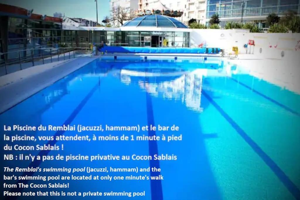 APPT COSY 2* HYPER-CENTRE à 2 pas de la plage + PARKING inclus (avril à oct 2023) Les Sables-dʼOlonne Exterior foto